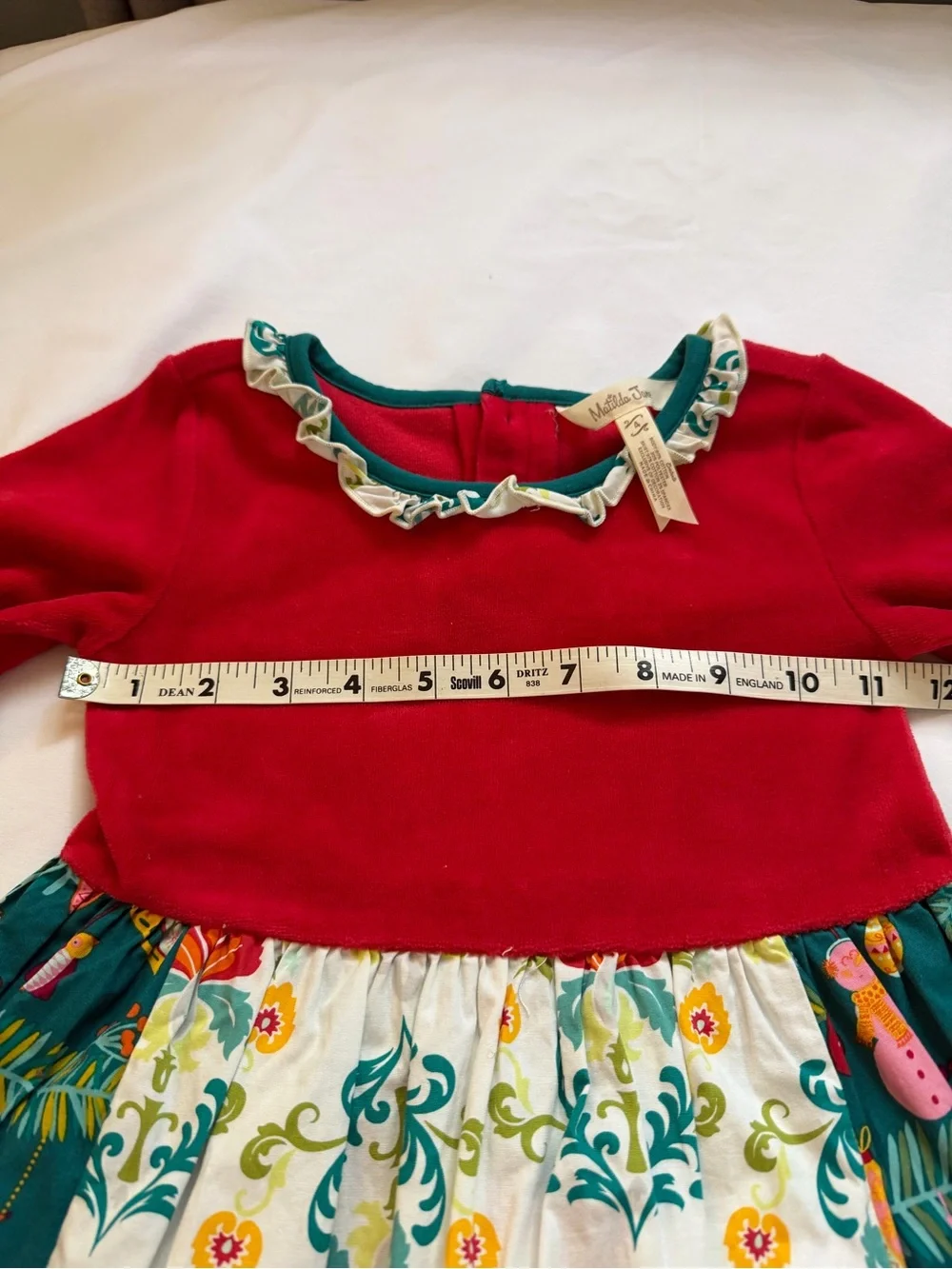 Matilda Jane Red and Green Holiday  Dress